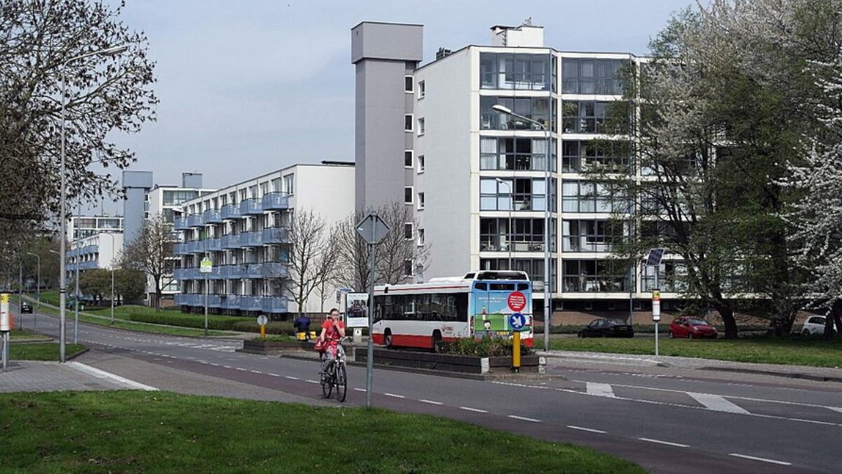Woonstraat aan de Malbergsingel in Maastricht